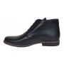 Ghete barbati casual din piele naturala de culoare neagra BONDSN