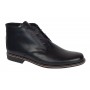 Ghete barbati casual din piele naturala de culoare neagra BONDSN
