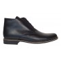 Ghete barbati casual din piele naturala de culoare neagra BONDSN