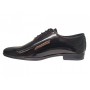 Pantofi barbati eleganti din piele naturala de culoare negru lac - GKR200LN