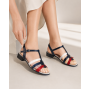 Sandale dama din piele naturala, culoare alb, S16ABOX