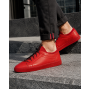 Pantofi barbati rosii sport casual din piele naturala SCV 321ROSU
