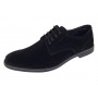 Pantofi barbati din piele naturala intoarsa - Model Negru103NVEL