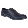 Pantofi barbati casual din piele naturala bleumarin GKR133BL