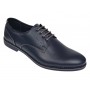 Pantofi barbati casual din piele naturala bleumarin GKR133BL