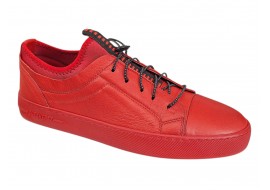 Pantofi barbati rosii sport casual din piele naturala SCV 321ROSU