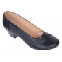 Pantofi dama comozi si eleganti din piele naturala Negru - MVS73N