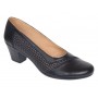 Pantofi dama comozi si eleganti din piele naturala Negru - MVS73N