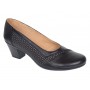 Pantofi dama comozi si eleganti din piele naturala Negru - MVS73N