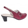 Sandale dama elegante din piele naturala – model Ciclam, confort premium S33VIS