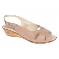 Marimea 37 Sandale dama casual din piele naturala Nude S52BEJ