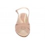 Sandale dama bej din piele naturala, cu platforme de 5cm - S52B