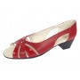 Sandale casual din piele naturala toc 3 cm - NA227RPL