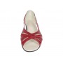 Sandale casual din piele naturala toc 3 cm - NA227RPL