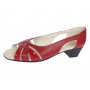 Sandale casual din piele naturala toc 3 cm - NA227RPL