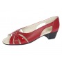 Sandale casual din piele naturala toc 3 cm - NA227RPL