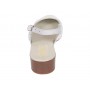 Pantofi dama casual din piele naturala Alb Box cu varf Lacuit NA252ALB