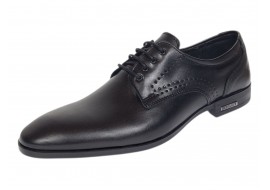 Pantofi barbati eleganti din piele naturala, Negru GKRN2N