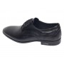 Pantofi barbati eleganti din piele naturala, Negru GKRN2N