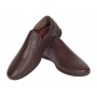 pantofi barbati maro din piele naturala fara siret cu talpa flexibila SCV549MEL