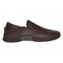 pantofi barbati maro din piele naturala fara siret cu talpa flexibila SCV549MEL