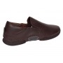 pantofi barbati maro din piele naturala fara siret cu talpa flexibila SCV549MEL