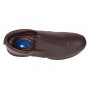 pantofi barbati maro din piele naturala fara siret cu talpa flexibila SCV549MEL