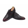 Pantofi barbati office, eleganti, din piele naturala, Bordeaux, Ciucaleti Shoes - TEST708V