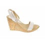 Oferta marimea 37- Sandale dama, din piele naturala, platforma de 10cm, Made in Romania - LS107A3