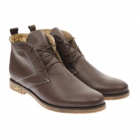 Oferta marimea 38 39  - Ghete dama,  maro, casual, din piele naturala - LG01MBOX