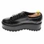 Oferta marimea  39 - Pantofi dama, cu  talpa groasa, casual, 4 cm, negru - LP502N