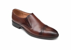 Pantofi barbati eleganti, din piele naturala, Maro, cu elastic, CIUCALETI SHOES - TEST42