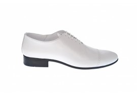 Pantofi barbati, eleganti, din piele naturala, Enzo alb, MOD1ABOX