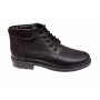 Ghete barbati casual, din piele naturala, imblanite, negre, CIUCALETI SHOES - GB101N