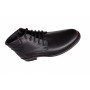 Ghete barbati casual, din piele naturala, imblanite, negre, CIUCALETI SHOES - GB101N