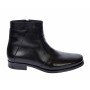 Ghete barbati, elegante, din piele naturala, negru, cu fermoar, GMORISN