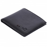 Portofel barbati din piele naturala - Model negru 1003