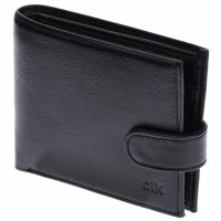 Portofel barbati din piele naturala, Model Negru  131-3N