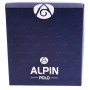 Portofel barbati ALPIN POLO, din piele naturala, maro inchis, 9 x 12 cm, 402-2MI