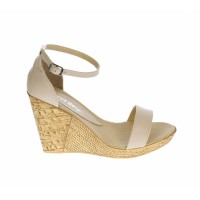 Marimea 39 Sandale dama din piele naturala box Bej Latte - S107BEJ