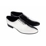 Pantofi barbati de ceremonie din piele naturala doua culori MOD1AN