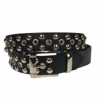 Curea barbati, casual-eleganta, din piele ecologica, latime 3.5 cm, negru - CK143N