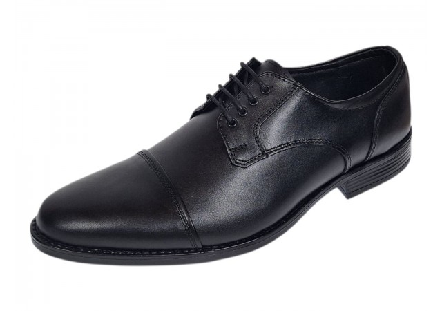 Pantofi barbati eleganti din piele naturala, Negru NIC02NVFS