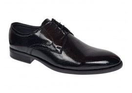 Marimea 43, 44 Pantofi barbati eleganti din piele naturala lac - PB101LACG