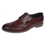 Pantofi barbati casual, visinii din piele naturala -  500VIS