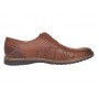Pantofi barbati casual din piele naturala maro cu perforatii 267M