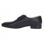 Marimea 44 Pantofi barbati negri eleganti din piele naturala matritata NIC5NBR