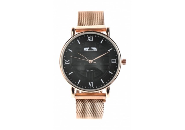 Ceas dama Matteo Ferari casual-elegant, PINK GOLD - MF175GBGOLD