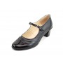 Oferta  marimea 36 -  Pantofi dama comozi si eleganti, din piele naturala, cu toc de 5 cm, LP104NL5