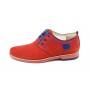 Pantofi barbati rosii, casual din piele naturala intoarsa - 501RBF